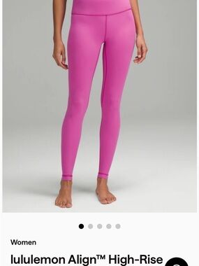 lululemon athletica Align High-Rise Leggings - Bright Pink